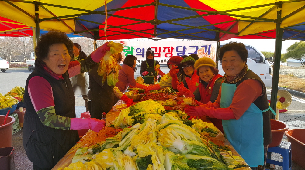 사진(28일) 마산면 새마을지도자협의회, 김장김치에 사랑을 담다! 1