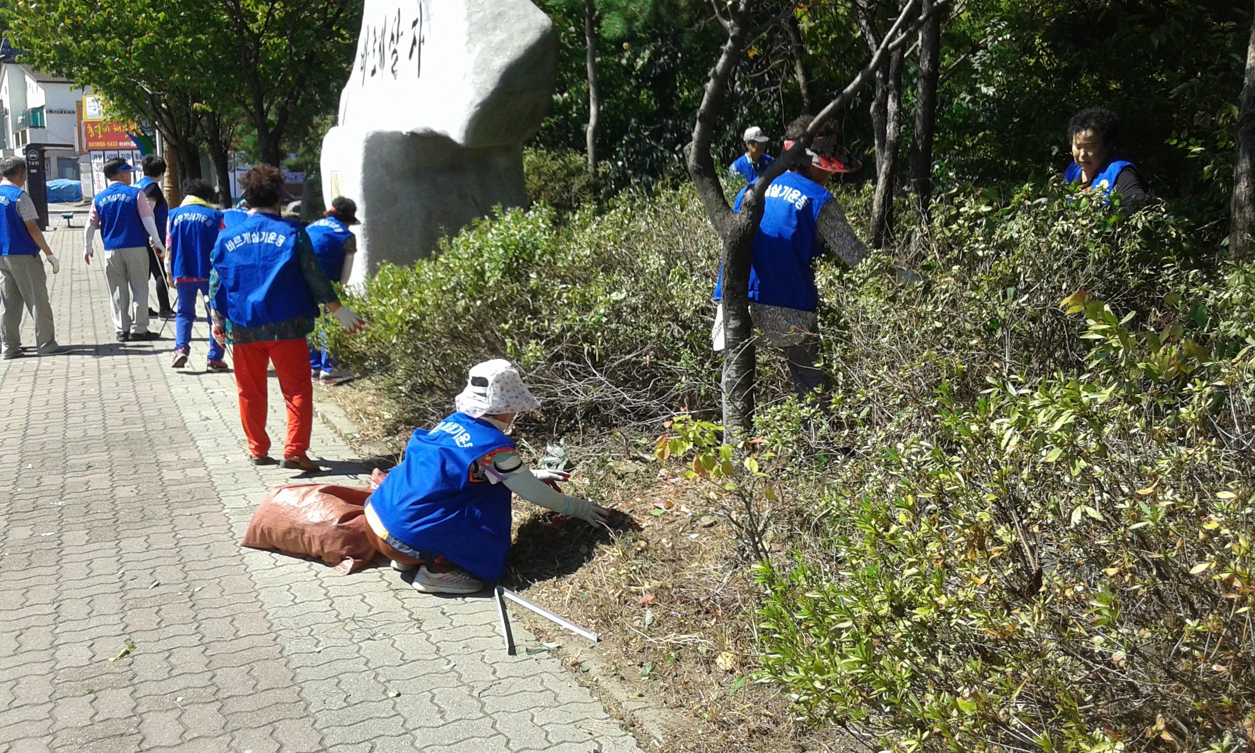 마서면 바르게살기위원회, 금강하굿둑에서 자연보호 및 환경정화 실시