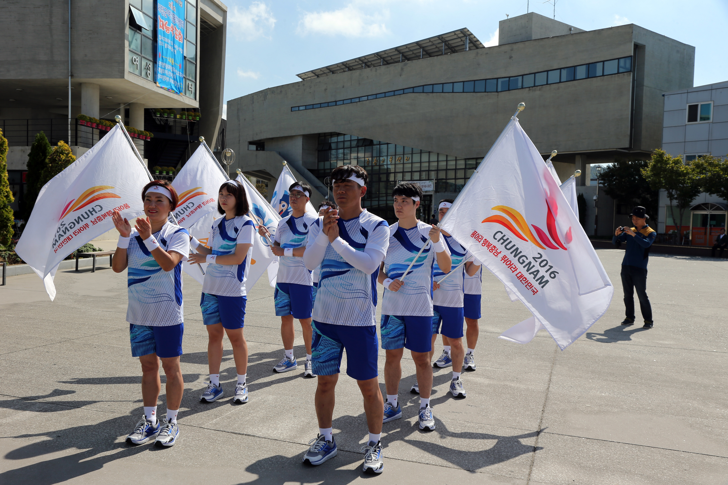 서천군, 제97회 전국체전 성화봉송 환영행사 개최