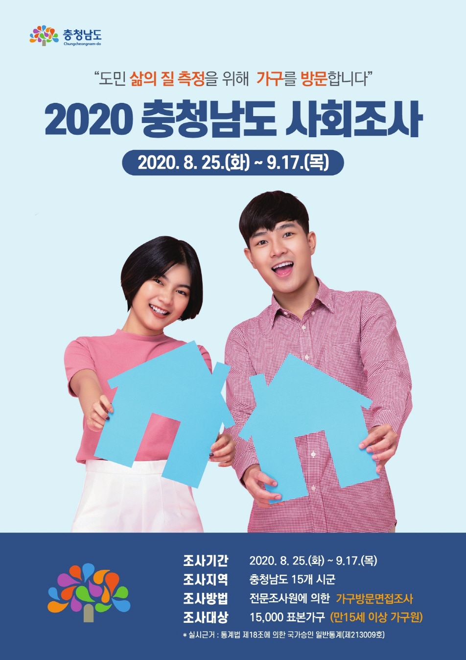 서천군, 25일부터 2020년 충남 사회조사 실시